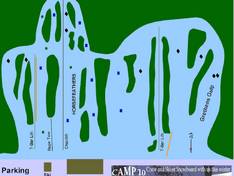 Plan des pistes Camp 10