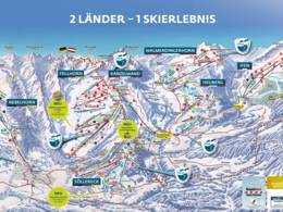 Plan des pistes Fellhorn/Kanzelwand – Oberstdorf/Riezlern