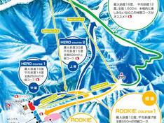 Plan des pistes Beruku Yogo