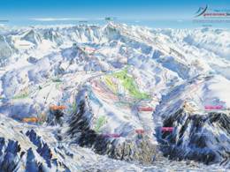 Plan des pistes Alpe d'Huez