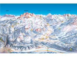 Plan des pistes Latemar – Obereggen/Pampeago/Predazzo