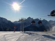 Magnifique soleil au Motta Naluns