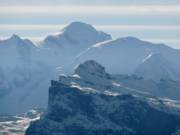 Vue sur le Mont-Blanc depuis Les Gets