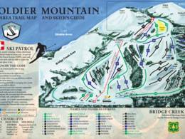 Plan des pistes Soldier Mountain