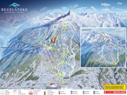 Plan des pistes Revelstoke Mountain Resort
