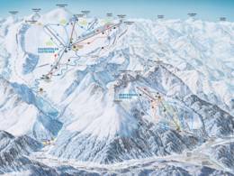 Plan des pistes Kaunertaler Gletscher (Glacier de Kaunertal)