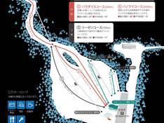 Plan des pistes Makado Onsen