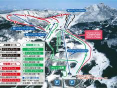 Plan des pistes Wakabuna Kogen