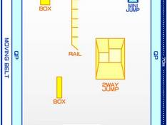 Plan des pistes Snova Hashima – Gifu