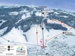 Plan des pistes Sollegg – Appenzell