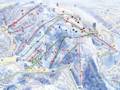 Plan des pistes Ruka