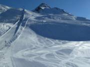 Pistes rouges près du téléski Almspitz