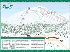 Plan des pistes Pallas