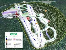 Plan des pistes Echo Mountain Park – Idaho Springs