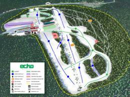 Plan des pistes Echo Mountain Park – Idaho Springs