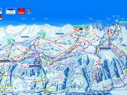 Plan des pistes Aletsch Arena – Riederalp/Bettmeralp/Fiesch Eggishorn