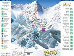 Plan des pistes Bansko