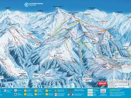 Plan des pistes 4 Vallées – Verbier/La Tzoumaz/Nendaz/Veysonnaz/Thyon