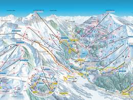 Plan des pistes Arosa Lenzerheide