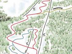 Plan des pistes Göllerlifte – Kernhof/Gscheid (St. Aegyd am Neuwalde)