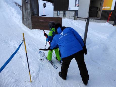Monde: amabilité du personnel dans les domaines skiables – Amabilité Wildhaus – Gamserrugg (Toggenburg)