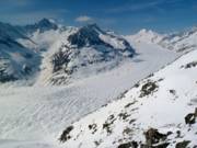 Vue sur le glacier d'Aletsch
