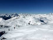 Vue du plus haut point du domaine skiable