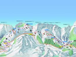 Plan des pistes Disentis