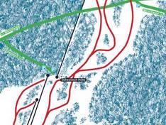 Plan des pistes Hochwechsellifte – Mönichwald