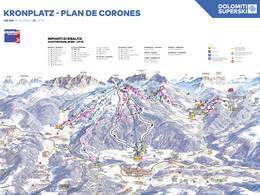 Plan des pistes Plan de Corones (Kronplatz)