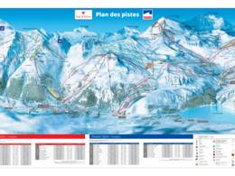 Plan des pistes Tignes/Val d'Isère