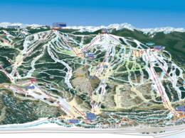Plan des pistes Vail