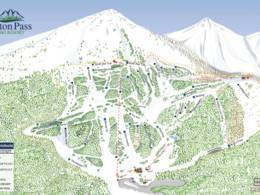 Plan des pistes Teton Pass