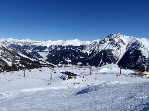 Vue sur la vallée depuis le Schöneben