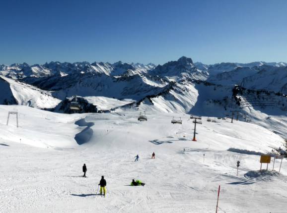 Vue depuis la gare amont du Diedamskopf