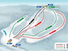 Plan des pistes Abashiri Lake View Resort