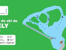 Plan des pistes Lively