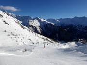 Larges pistes au Blauspitz