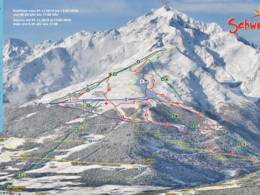 Plan des pistes Schwemmalm