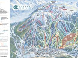 Plan des pistes Copper Mountain