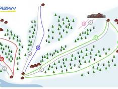 Plan des pistes Kazan